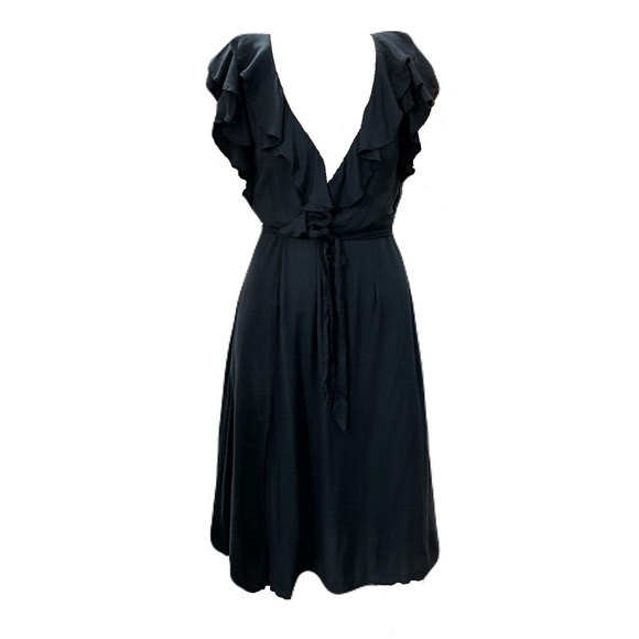 Cleobella Ruffle Shoulder Leg Slit Midi Dress - Picture 10 of 10